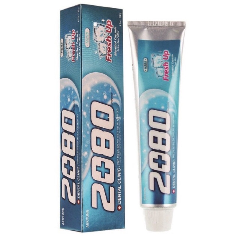 Kem đánh răng ngừa sâu răng và hôi miệng 2080 Fresh Up Hàn Quốc 120g - Hàng Chính Hãng
