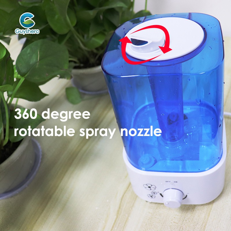 Máy phun sương tạo độ ẩm cỡ lớn 2000ml có 7 đèn led 400ml màu cầu vồng