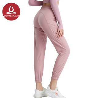 Quần Dài Thể Thao MOVING PEACH CLH Ống Rộng Nhanh Khô Cho Nữ