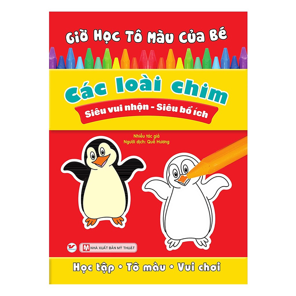 Sách - Giờ Học Tô Màu Của Bé - Các Loài Chim