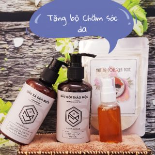 Combo Dầu gội thảo mộc + Tặng combo chăm sóc da