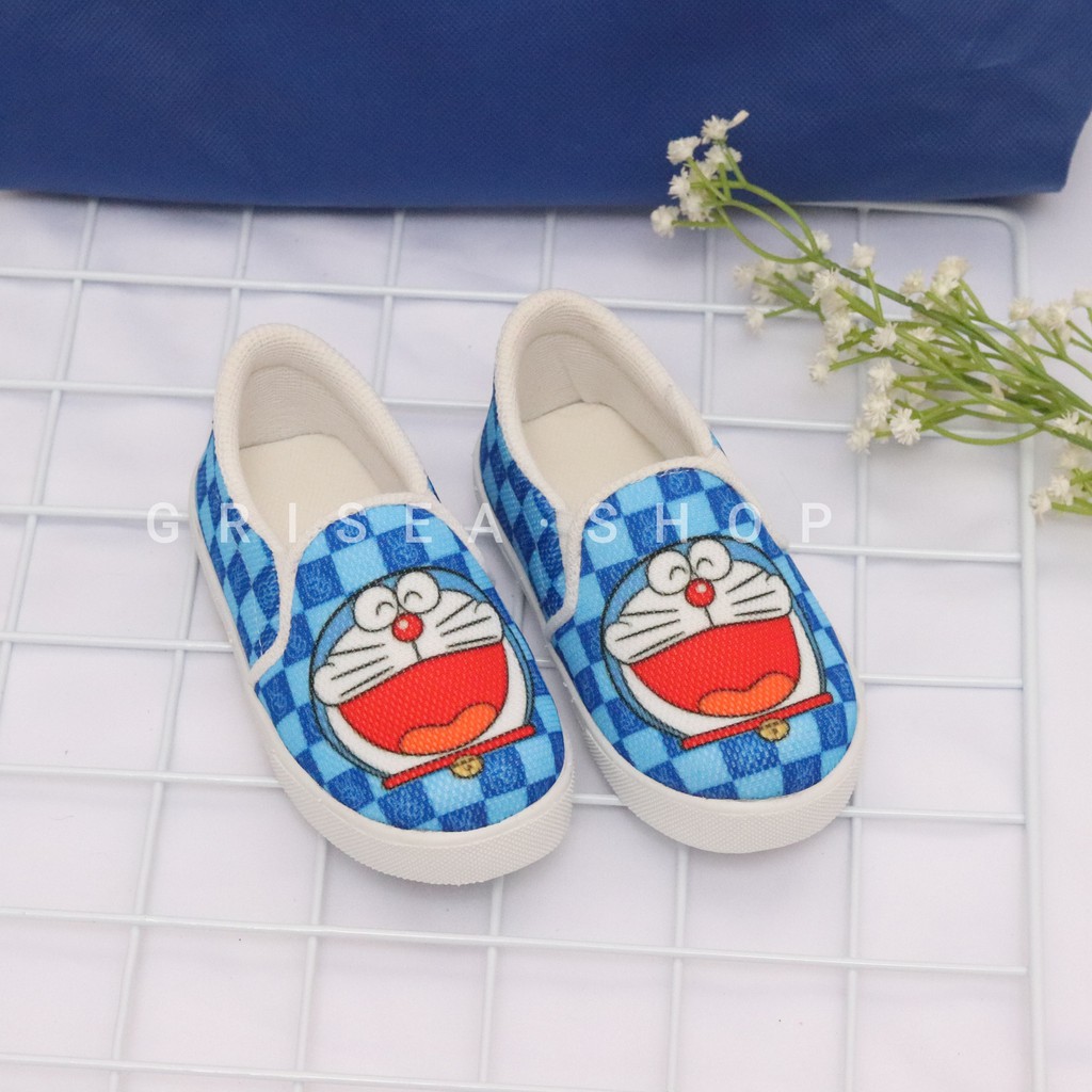 Giày Bata In Hình Doraemon Xinh Xắn Cho Bé 1-5 Tuổi | Kp-05