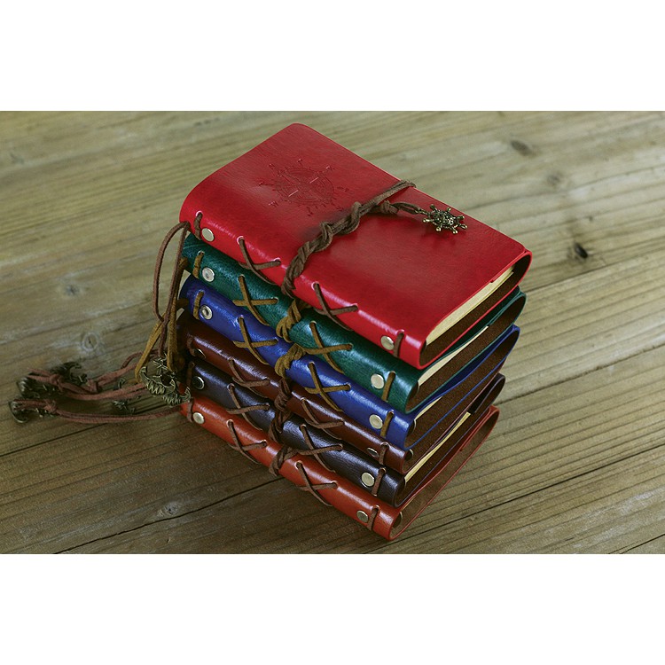 NB04 Sổ Tay Bìa Da Gáy Tròn Traveler Notebook