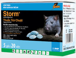 [Chính hãng] 100 viên Thuốc diệt chuột thế hệ mới Storm - kẹo chuột tác dụng mạnh. hiệu quả lâu