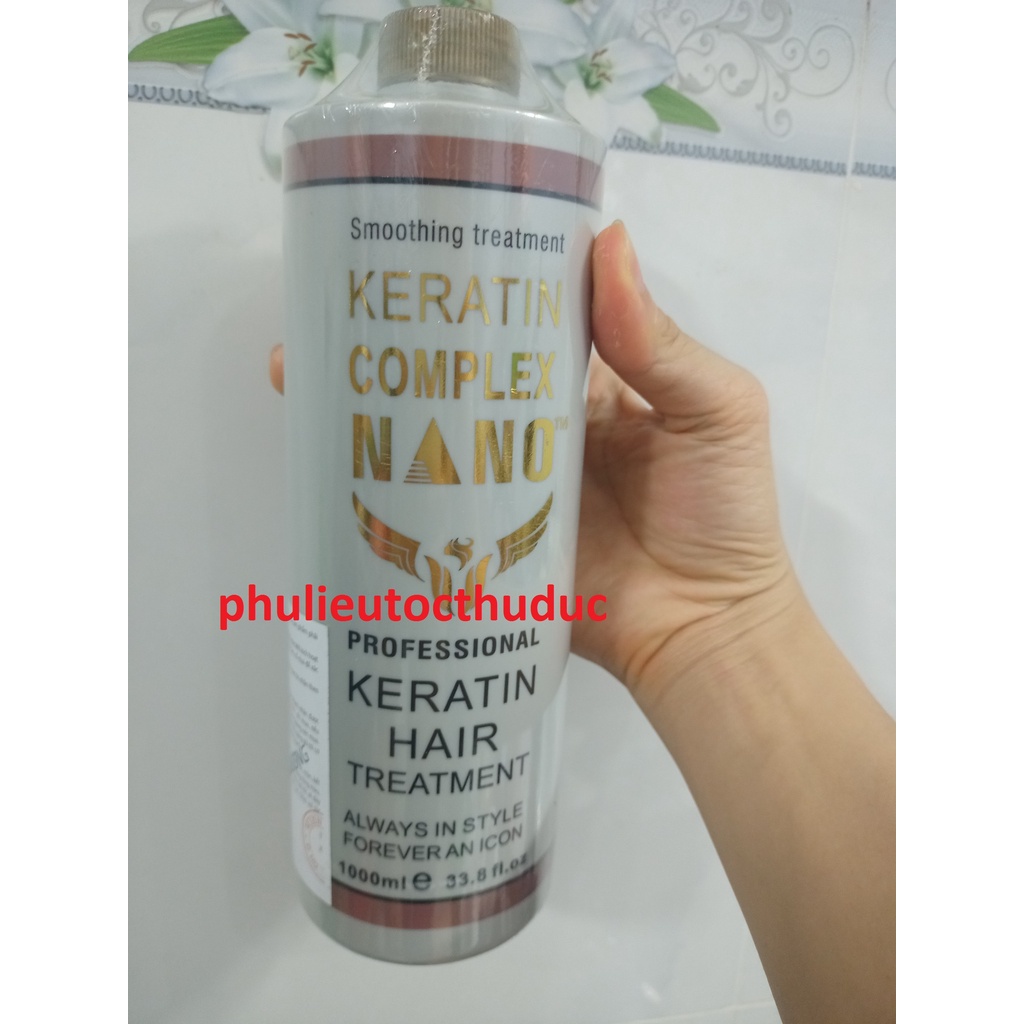 Keratin complex nano dùng để phục hồi tóc sau uốn - duỗi - nhuộm