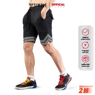 Quần Short Nam Thể Thao TSIMPLE đùi nam tập gym vải thun lạnh thoáng mát co giãn chuẩn form QSVPQ01