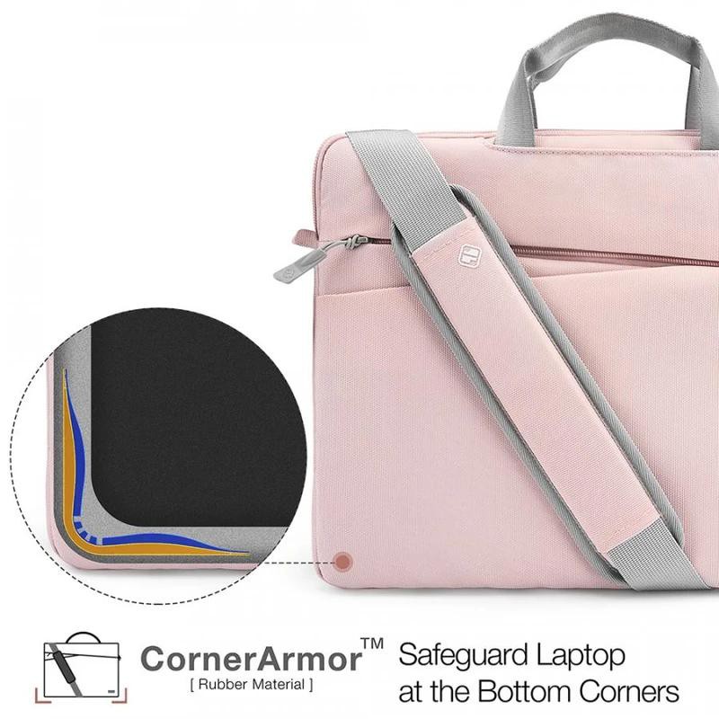 TÚI XÁCH TOMTOC (USA) MESSENGER BAGS MACBOOK 13″ PINK ( A45-C01C )