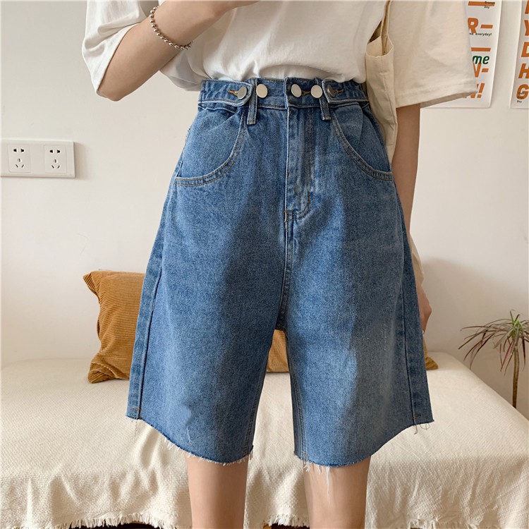 [SẴN] Quần shorts jean nữ Ulzzang Quảng Châu QLJ61