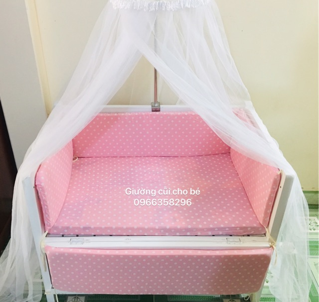Bộ màn và cọc màn chống muỗi cho nôi cũi