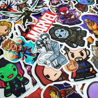 Sticker dán chống nước cao cấp MARVEL
