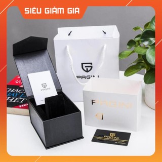 Đồng hồ nam - đồng hồ thời trang nam pagini pa9966 dây titanium cao cấp - bảo hành 2 năm