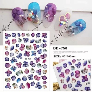 Sticker hoa dán móng tay nail mẫu 3d mới