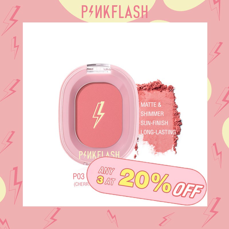 Phấn má hồng PINKFLASH trang điểm tự nhiên Phấn má natural face blush | BigBuy360 - bigbuy360.vn