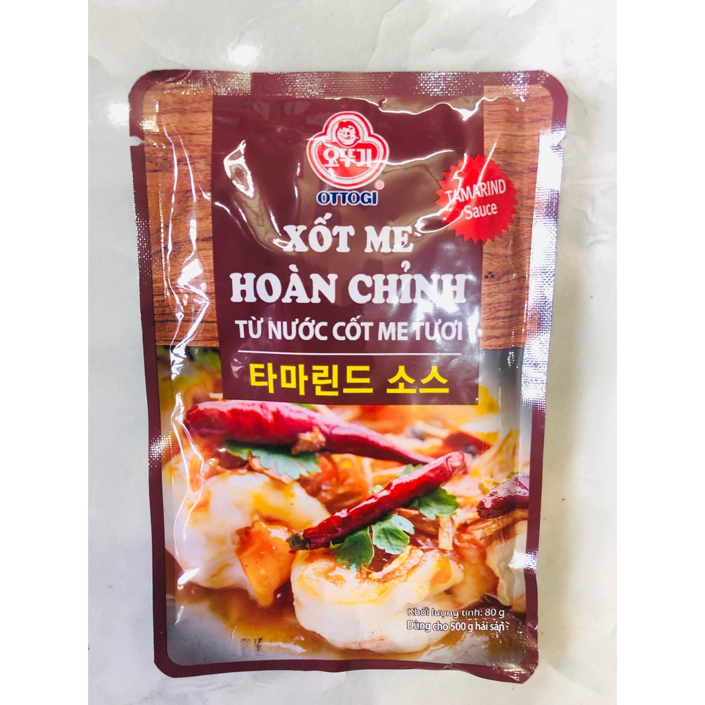 Xốt Me hoàn chỉnh Ottogi gói 80g (làm thịt, hải sản xào me,...)