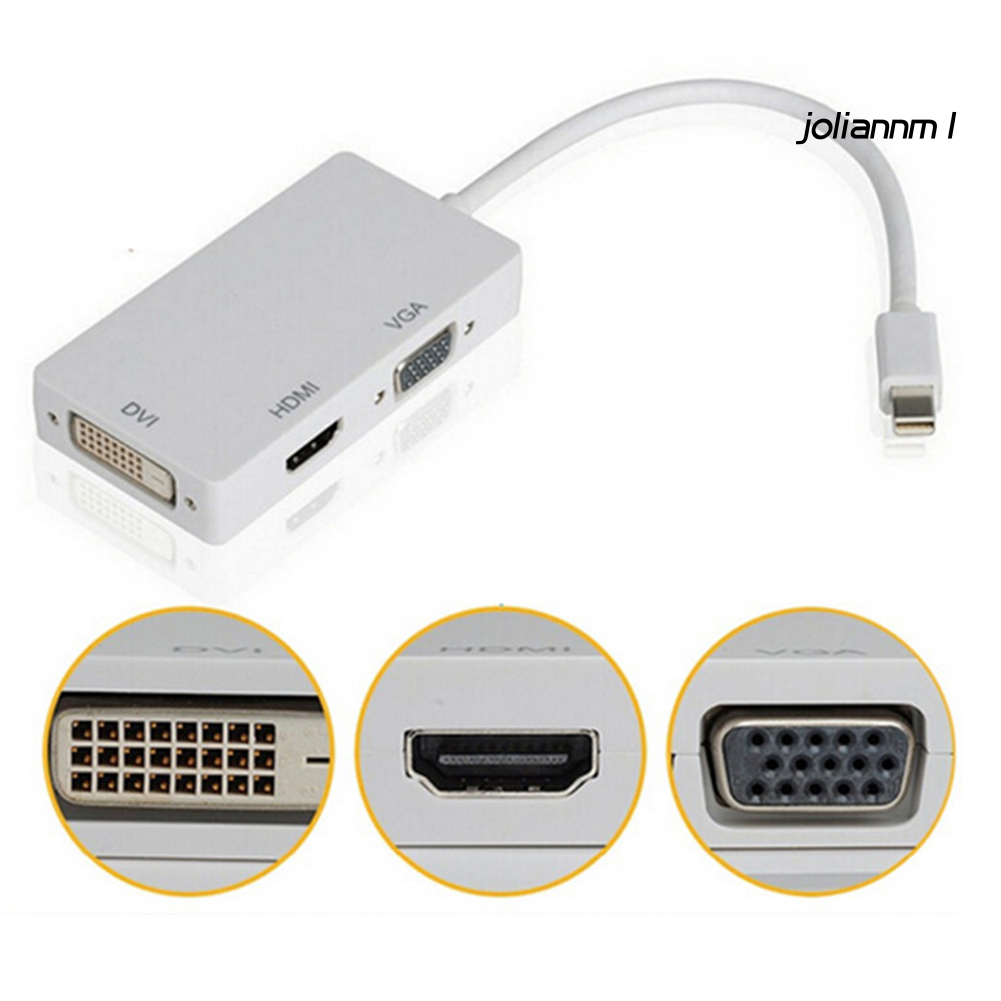 Cáp Chuyển Đổi 3 Trong 1 Từ Cổng Hdmi Sang Vga Dvi