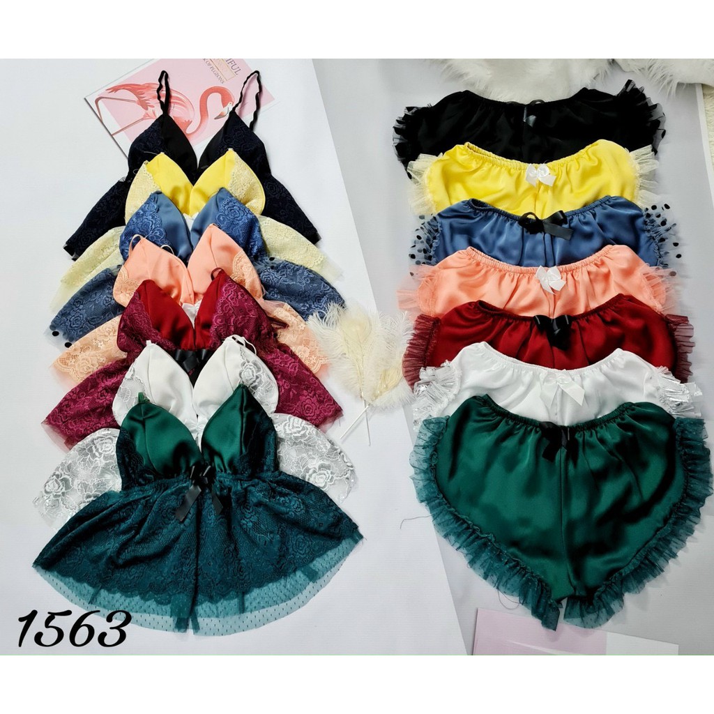 Đồ ngủ nữ 🌺FREE SHIP🌺Đồ ngủ sexy 2 dây satin phối ren mềm mát freesize <55kg  - DCQ Sleepwear | BigBuy360 - bigbuy360.vn