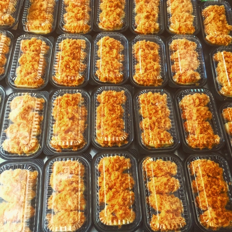 Bánh Sâu phô mai gà cay