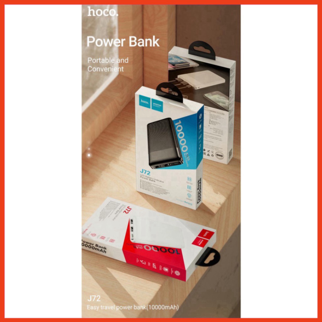 Sạc Dự Phòng Chính Hãng HOCO J72-10.000mAh-HOCO J72  6789