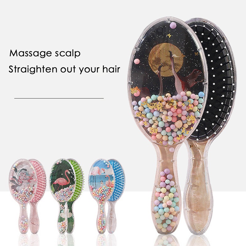 [Hàng mới về] Lược Chải Tóc Họa Tiết Hoạt Hình Dễ Thương