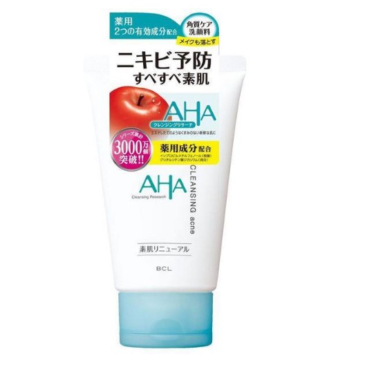 Sữa rửa mặt ngừa mụn AHA Wash Cleansing Acne Nhật Bản 120g