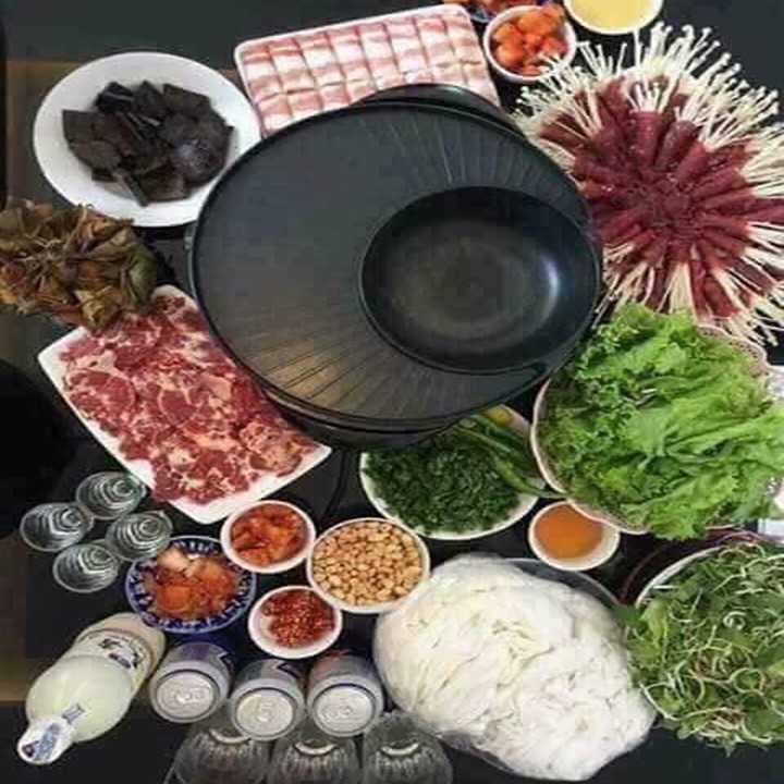 Bếp lẩu nướng 2 trong 1 Hàn Quốc