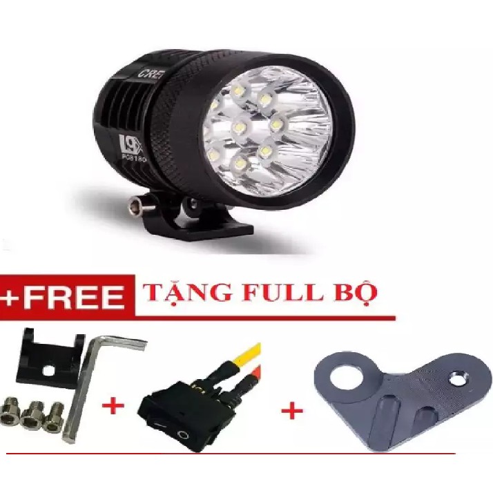 Đèn trợ sáng l9x full phụ kiện tặng công tắc