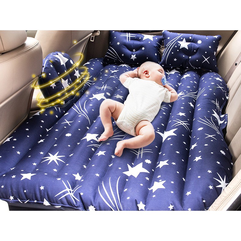 Đệm Hơi, Giường Hơi Ô Tô Vải Dù Cao Cấp Hình Sao