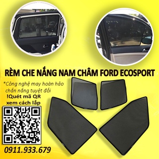 🔥HCM- Rèm che nắng nam châm xe Ford Ecosport- bộ 4 tấm có khay rèm