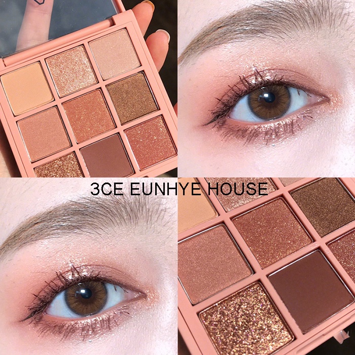 Bảng Phấn Mắt 9 Ô 3CE Eunhye House Mood Recipe Multi Eye Color Palette