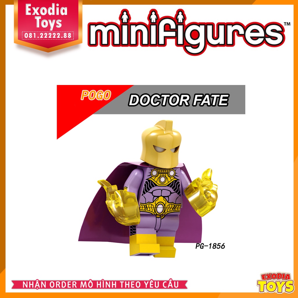 Xếp hình Minifigure nhân vật siêu anh hùng vũ trụ DC Comics và Marvel - Đồ Chơi Lắp Ghép Sáng Tạo - POGO 8210