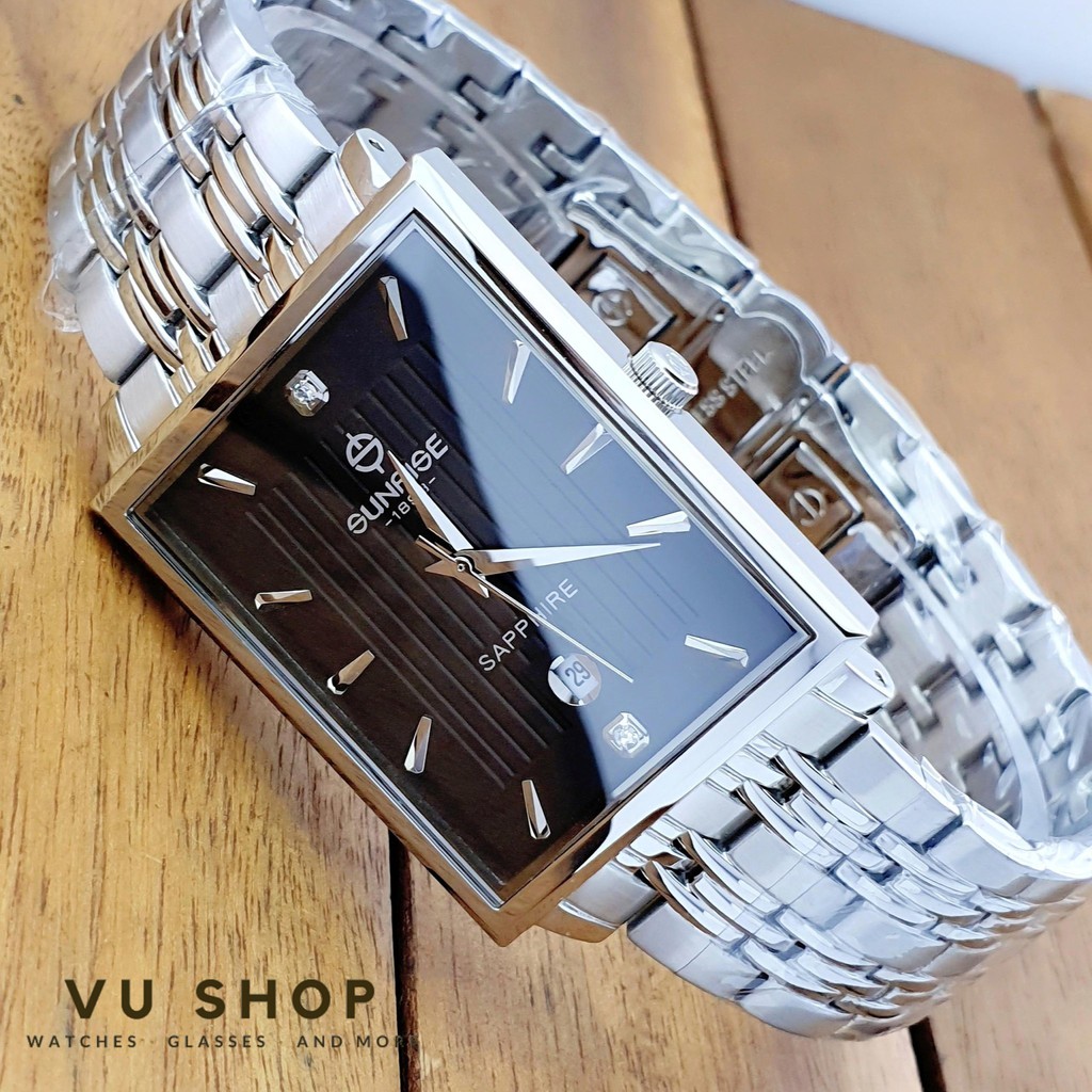 Đồng hồ nam SUNRISE 1190SA - Kính Sapphire