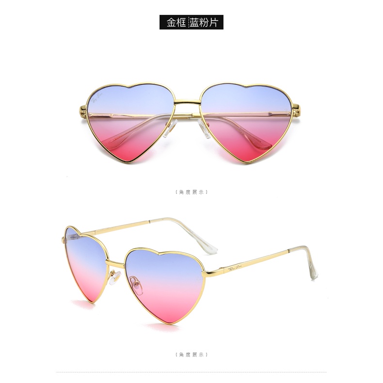 Kính Mát Hình Trái Tim Thời Trang Cho Nữ 001