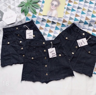 Áo khoác JEANS + Quần váy JEANS nữ