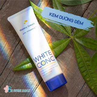 Kem dưỡng trắng da body ban đêm Vitamin C White Conc Nhật Bản