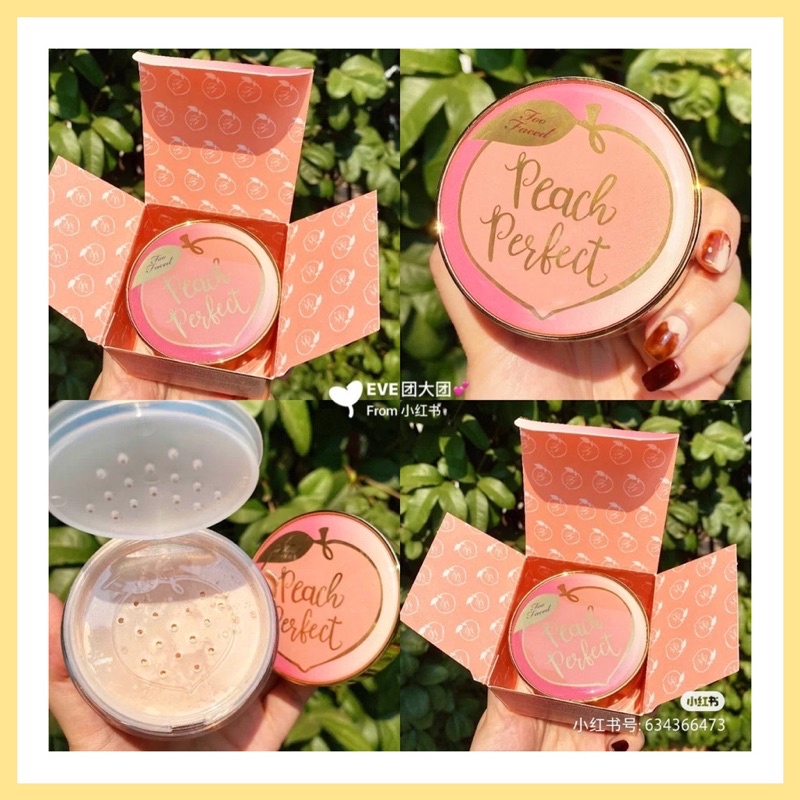 Phấn phủ Too Faced Peach Perfect Mattifying Setting Powder 35g