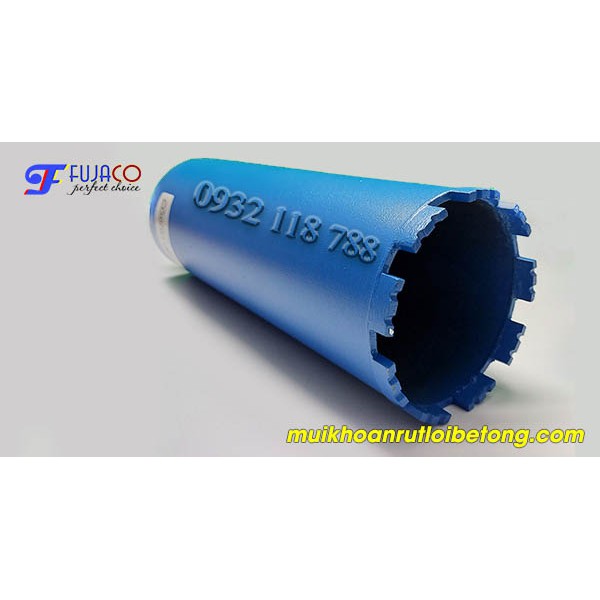 Mũi khoan rút lõi bê tông phi 114 mm - FUJACO | 114mm Diamond Core Drill Bit for Concrete, Brick, Masonry, Stone, Marble