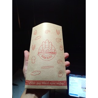 100 Túi giấy đựng bánh mì
