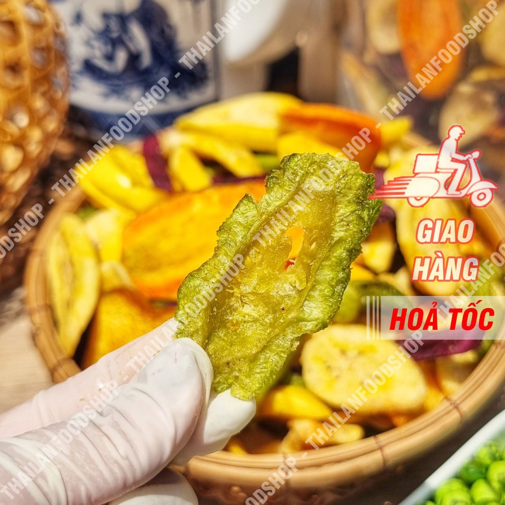 Trái Cây Rau Củ Sấy Thập Cẩm Túi 500gr