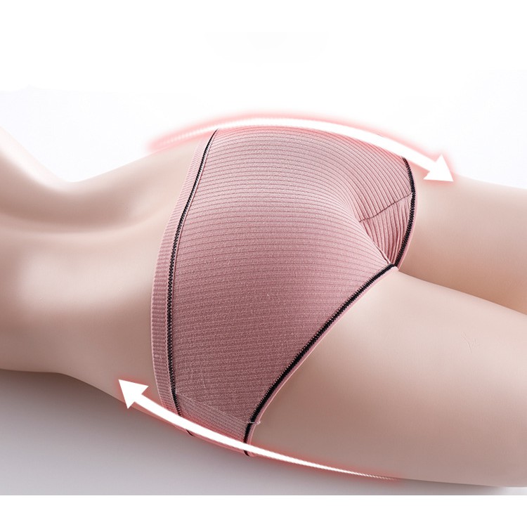 [Mã WASTDEP giảm 5K đơn bất kì] Quần lót cotton tăm KHÁNG KHUẨN Cạp cao | BigBuy360 - bigbuy360.vn