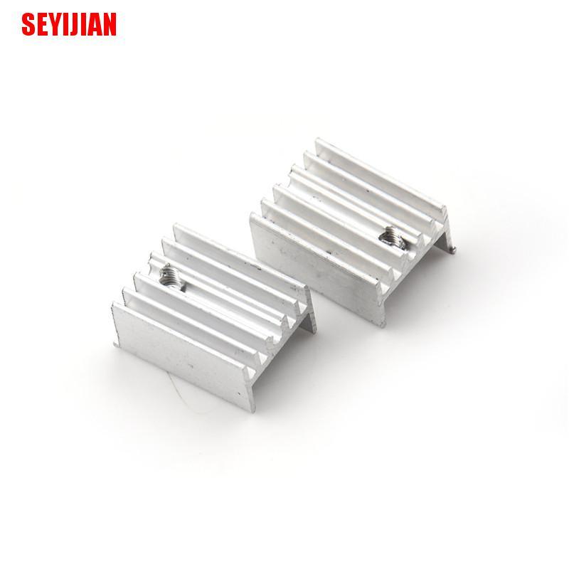 Bộ 10 Miếng Nhôm Tản Nhiệt Cho Bán Dẫn To-220 20x15 X 10mm