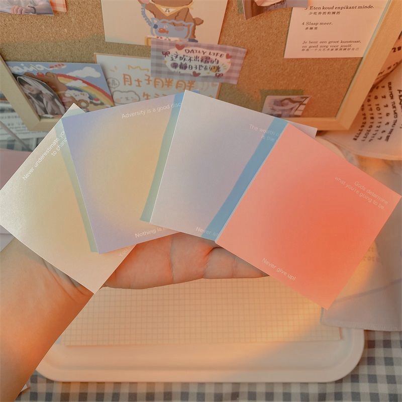 Giấy Note Ghi Chú Màu Sắc Tuyến Tính