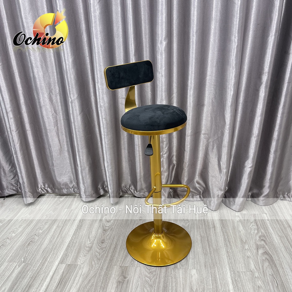 Ghế Trang Điểm, Ghế Makeup Chân Vàng K1 Sang Trọng ( Hàng Có Sẵn)