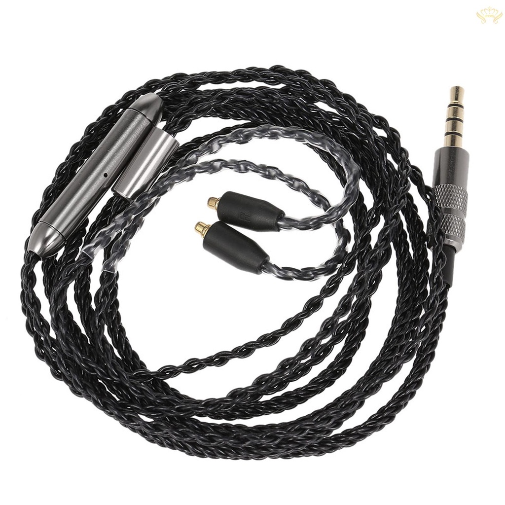Dây Cáp Nối Tai Nghe MMCX 3.5mm Có Thể Tháo Rời Kèm Mic Cho Shure SE535 SE846 UE900