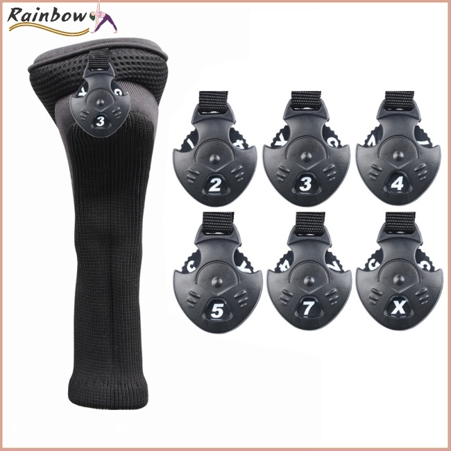 Vỏ Bọc Bảo Vệ Đầu Gậy Đánh Golf Co Giãn Thiết Kế Cổ Dài 1 3 5