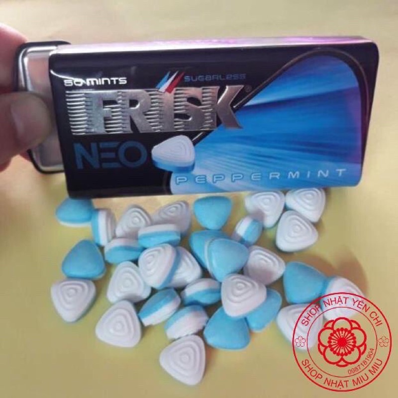 Kẹo ngậm bạc hà thơm miệng Nhật bản 50 viên