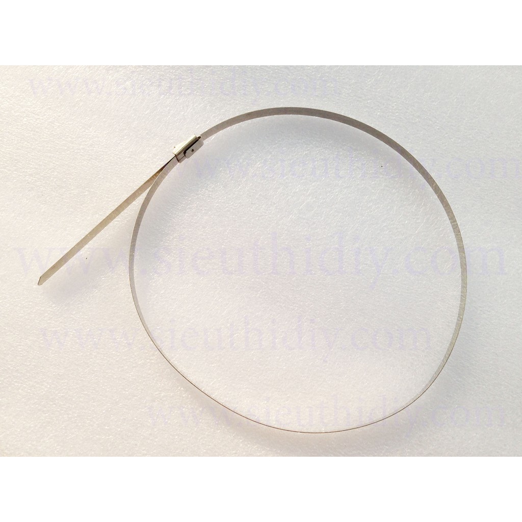 Dây rút, dây thít bằng Inox 304 rộng 4.6/8mm (gói)