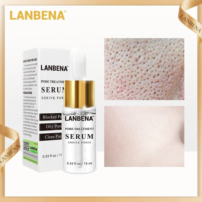 Serum LANBENA làm se khít lỗ chân lông, đẩy mụn đầu đen