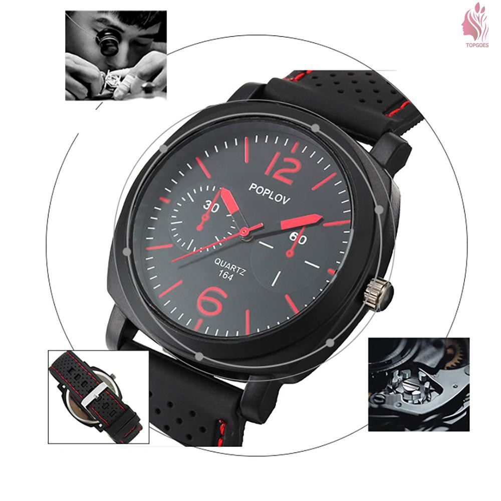 Đồng Hồ Nam Dây Silicon Thể Thao Thời Trang