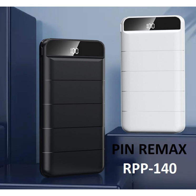 Pin Dự Phòng 20000mah Remax RPP-140 Leader Series 2 cổng USB (Đen)