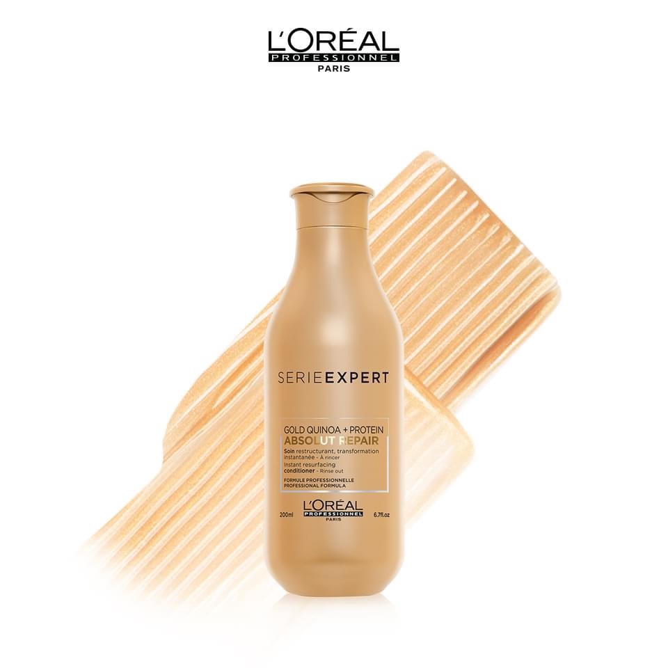 LO'RÉAL DẦU XẢ PHỤC HỒI LOREAL ABSOLUT REPAIR GOLD 200ML CHÍNH HÃNG